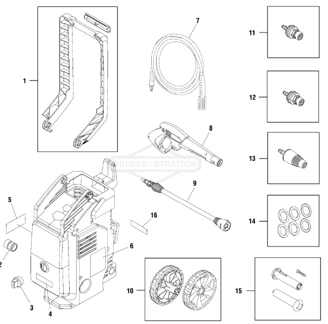 Sears craftsman 020560-0 power washer replacement Parts